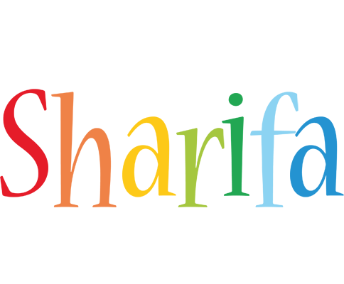 Sharifa birthday logo