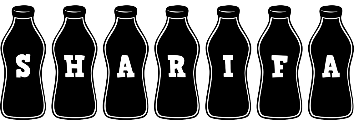 Sharifa bottle logo