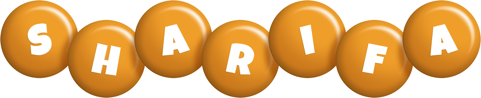 Sharifa candy-orange logo