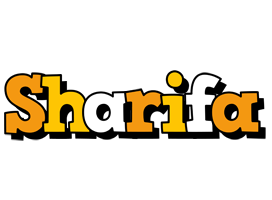 Sharifa cartoon logo