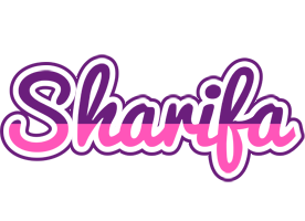 Sharifa cheerful logo