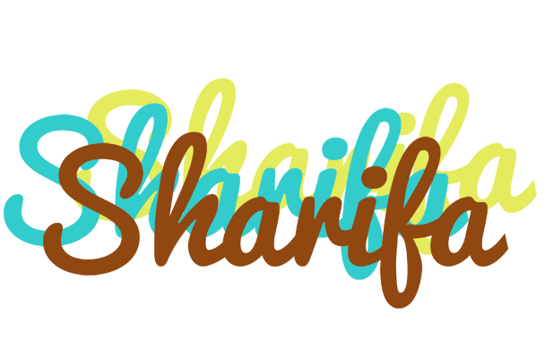 Sharifa cupcake logo
