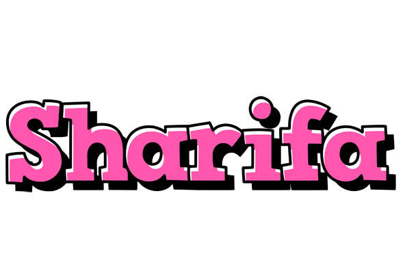 Sharifa girlish logo