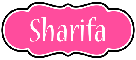 Sharifa invitation logo