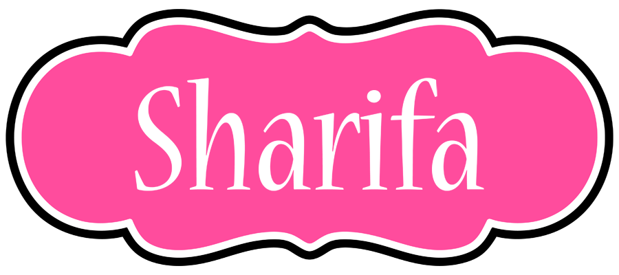 Sharifa invitation logo