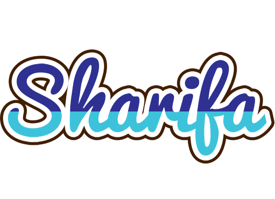 Sharifa raining logo