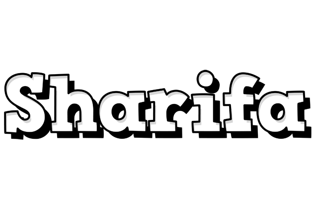 Sharifa snowing logo