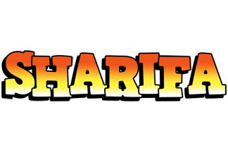 Sharifa sunset logo