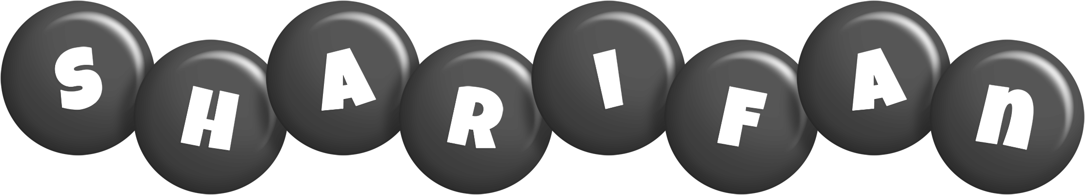 Sharifan candy-black logo
