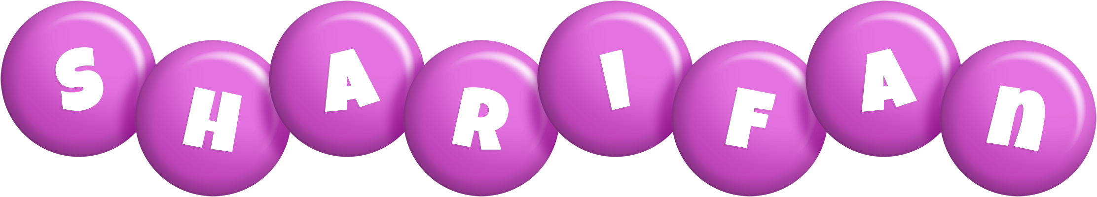 Sharifan candy-purple logo