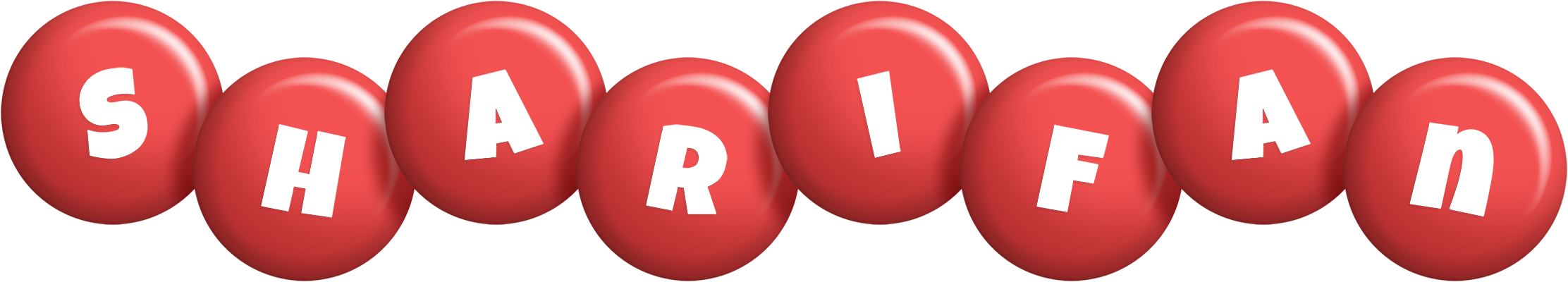 Sharifan candy-red logo