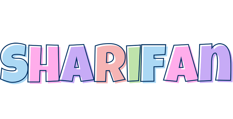 Sharifan pastel logo
