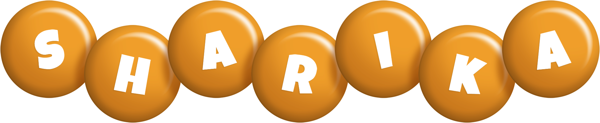 Sharika candy-orange logo