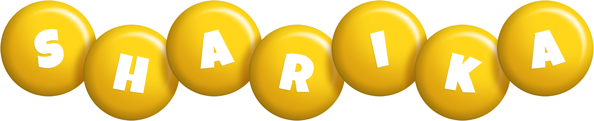 Sharika candy-yellow logo