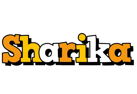 Sharika cartoon logo