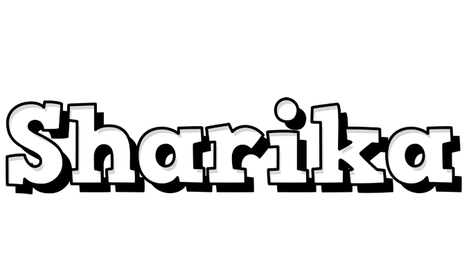 Sharika snowing logo
