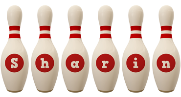 Sharin bowling-pin logo