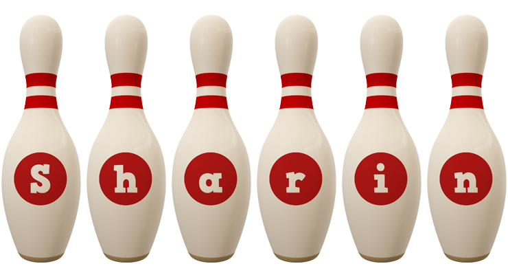 Sharin bowling-pin logo