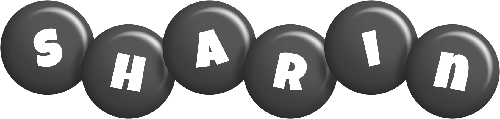 Sharin candy-black logo