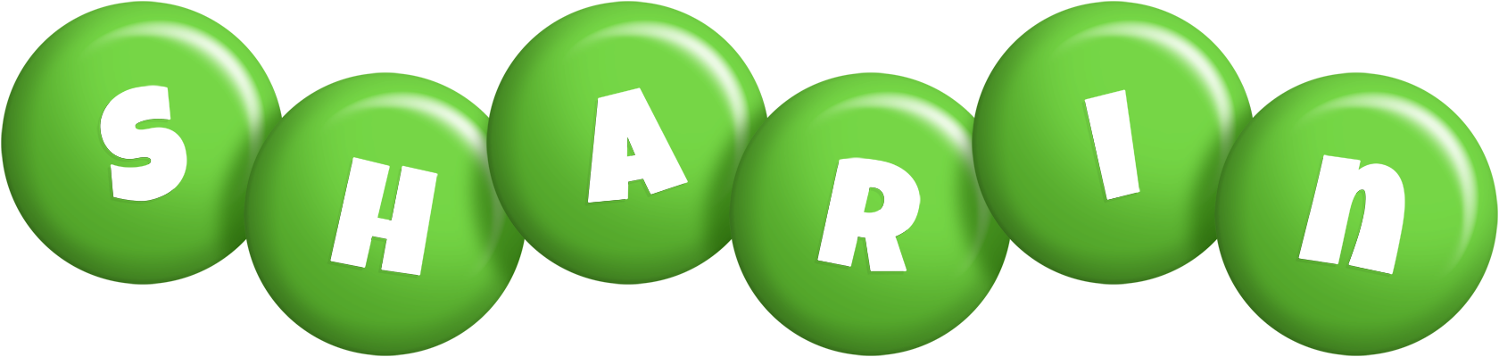 Sharin candy-green logo