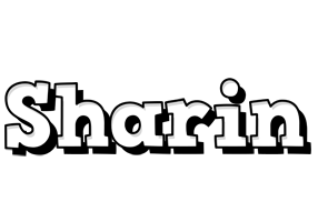 Sharin snowing logo