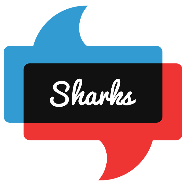 SHARKS logo effect. Colorful text effects in various flavors. Customize your own text here: https://www.textgiraffe.com/logos/sharks/