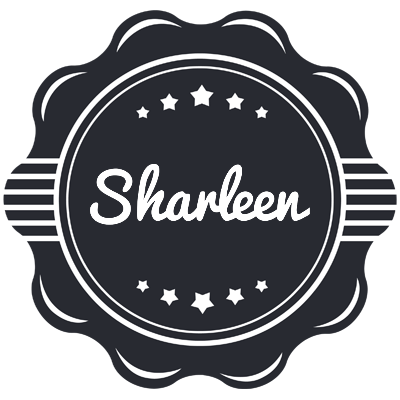 Sharleen badge logo