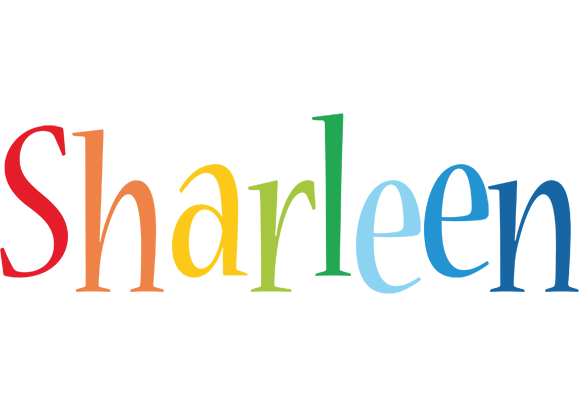 Sharleen birthday logo