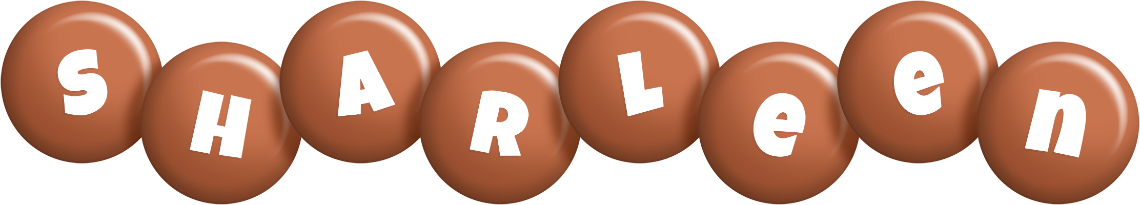 Sharleen candy-brown logo