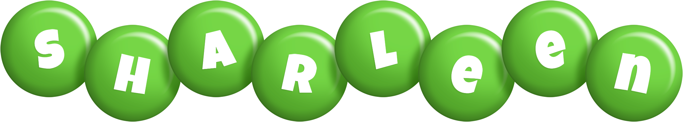 Sharleen candy-green logo