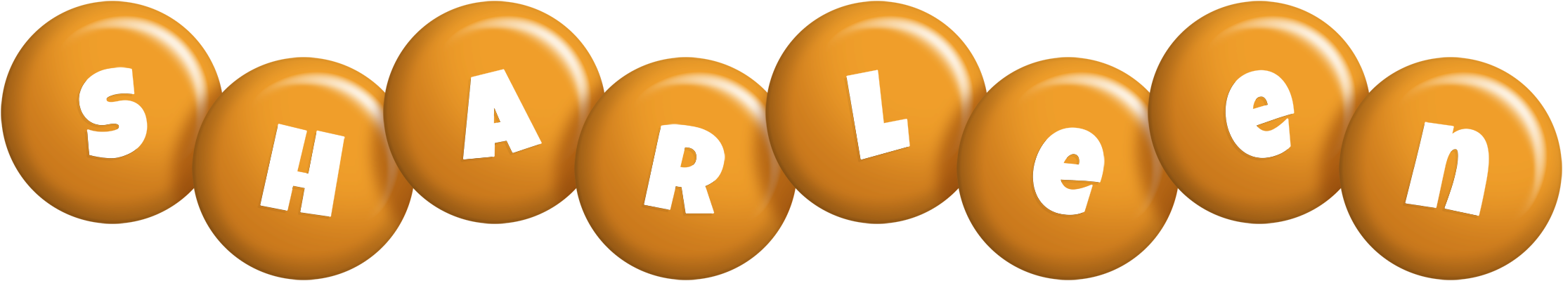 Sharleen candy-orange logo