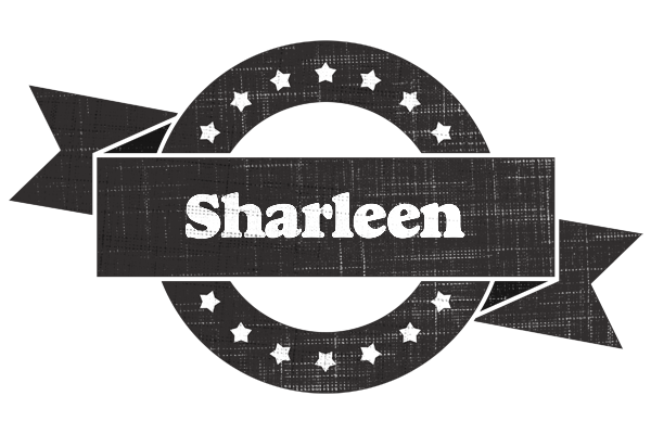 Sharleen grunge logo