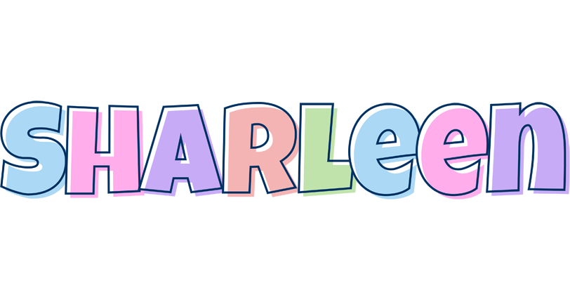 Sharleen pastel logo