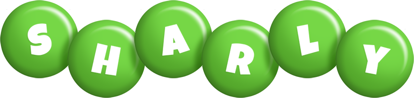 Sharly candy-green logo