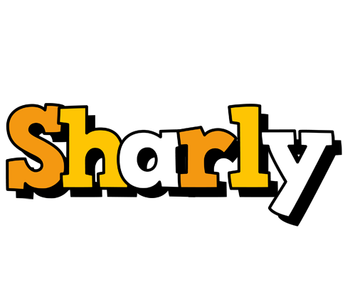 Sharly cartoon logo