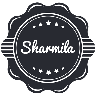 Sharmila badge logo