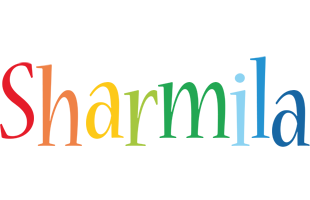 Sharmila birthday logo