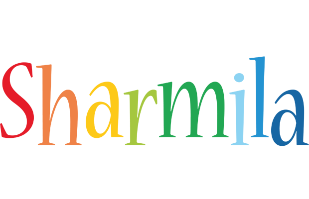 Sharmila birthday logo
