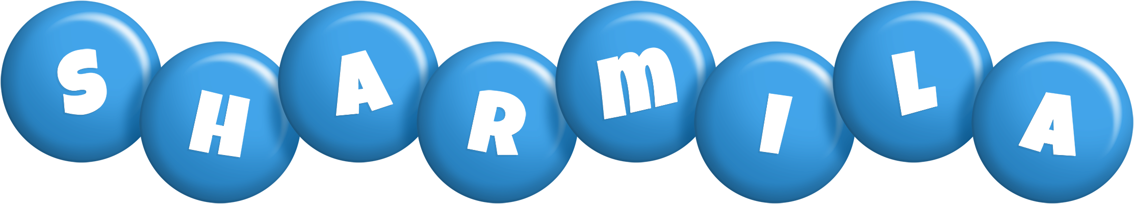 Sharmila candy-blue logo