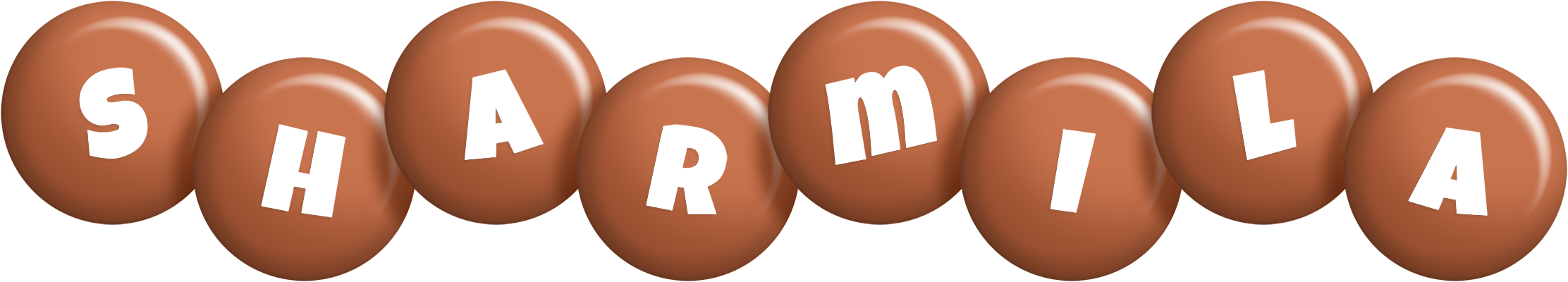 Sharmila candy-brown logo