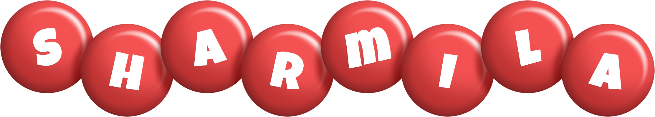 Sharmila candy-red logo