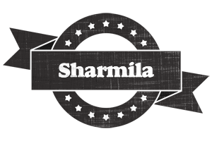 Sharmila grunge logo