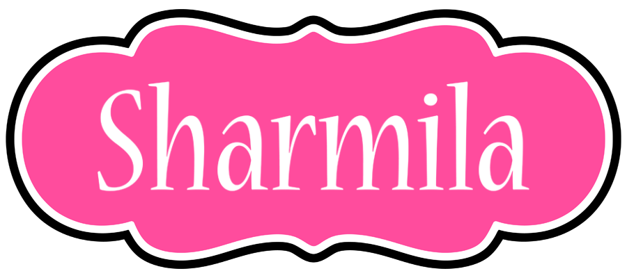 Sharmila invitation logo