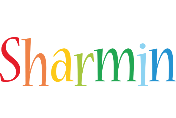 Sharmin birthday logo