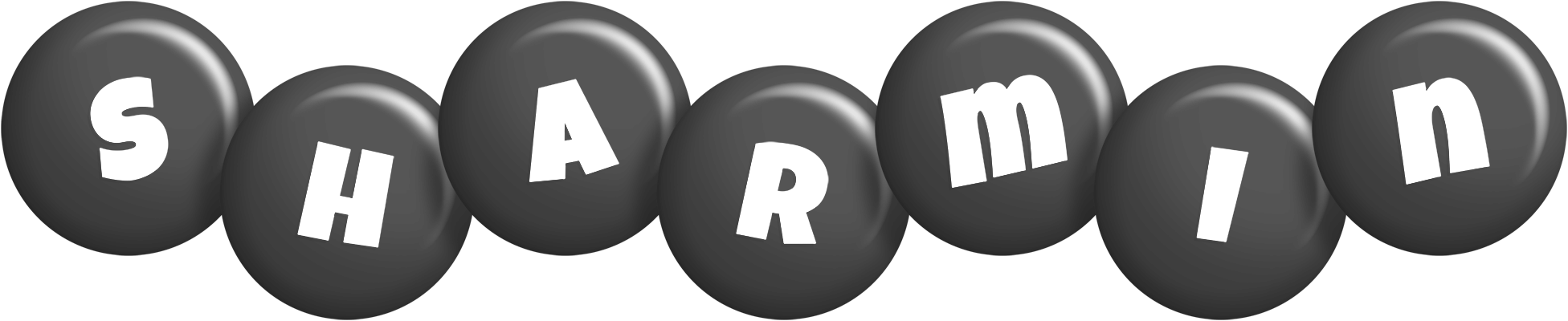 Sharmin candy-black logo