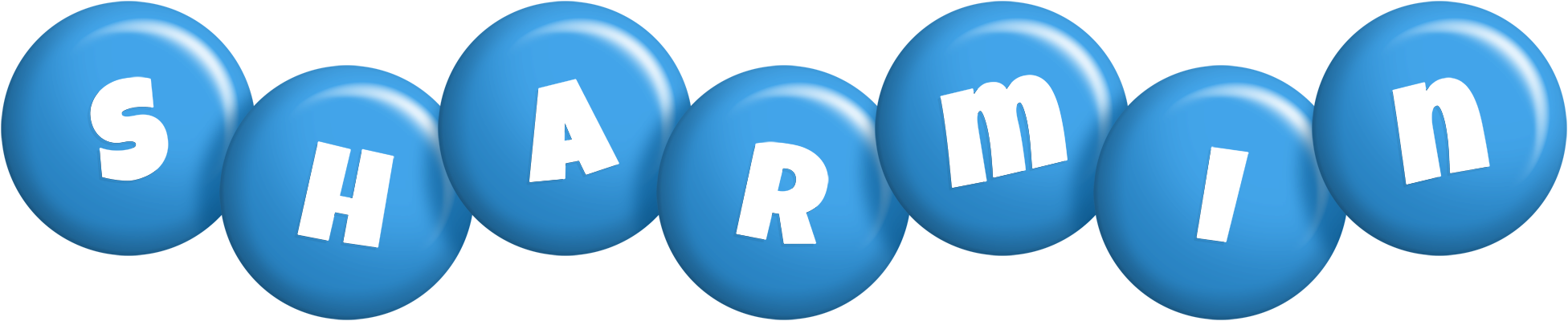Sharmin candy-blue logo