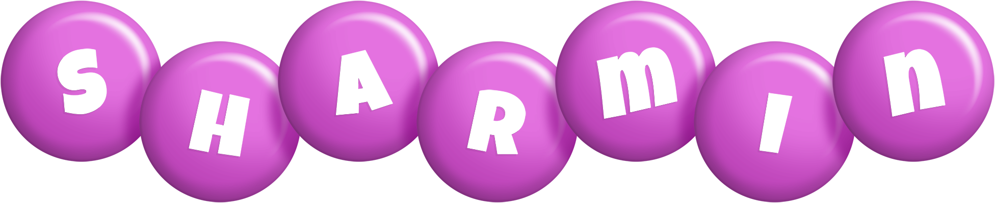 Sharmin candy-purple logo