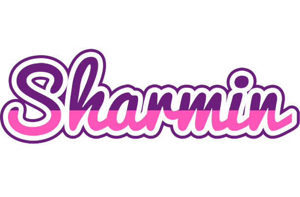 Sharmin cheerful logo