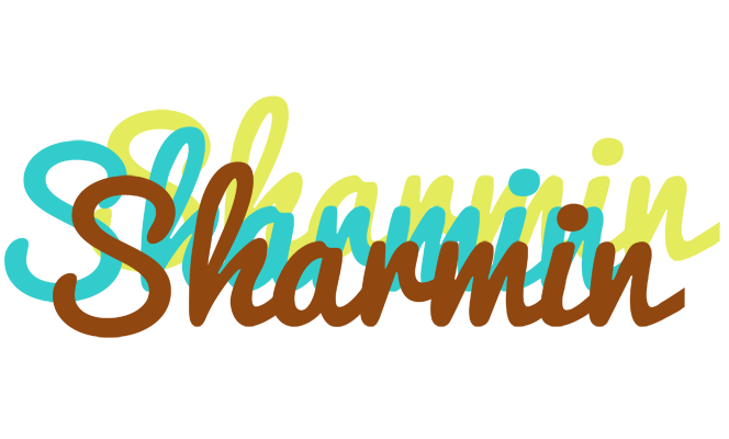 Sharmin cupcake logo