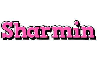 Sharmin girlish logo